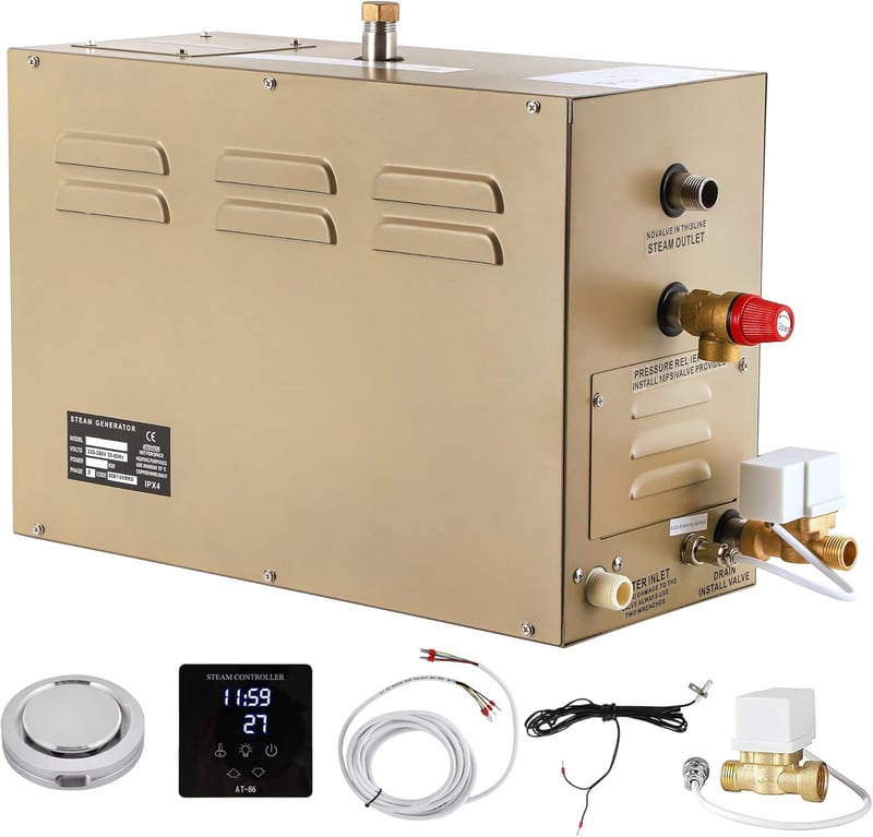 Commercial 10.5KW Self-Draining Steam Bath Generator