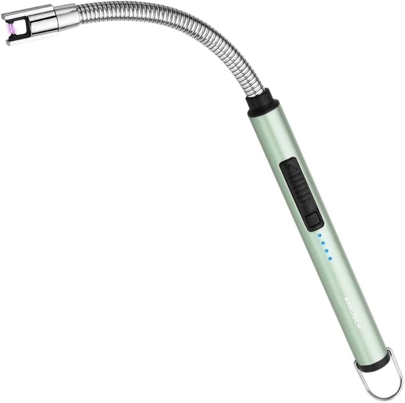 Birthday Gift Rechargeable Electric Lighter, Windproof Green