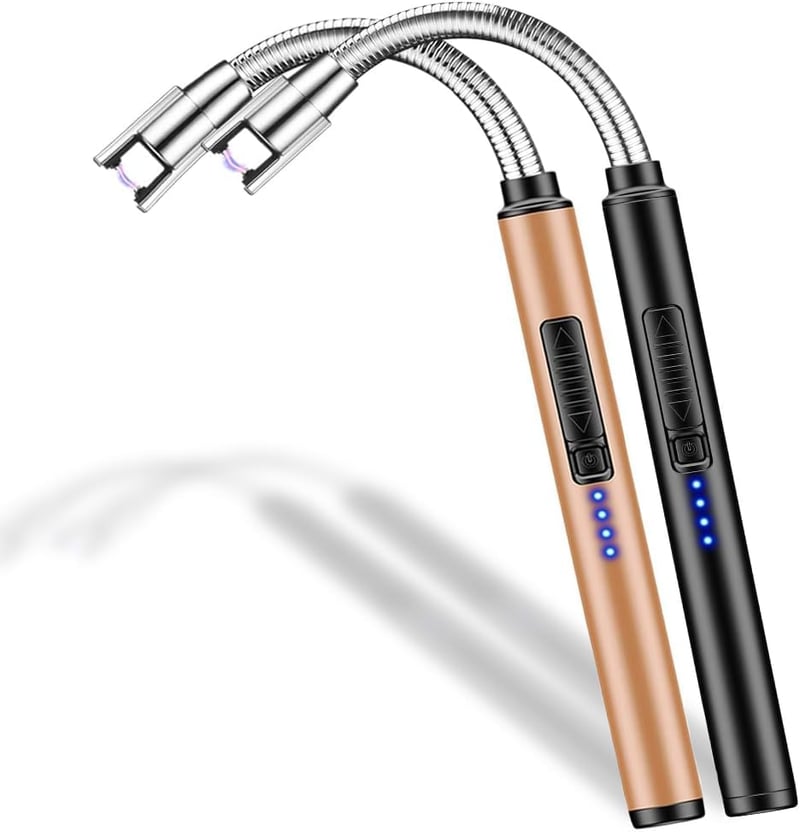 USB Rechargeable Windproof Candle Lighter - 2 盒