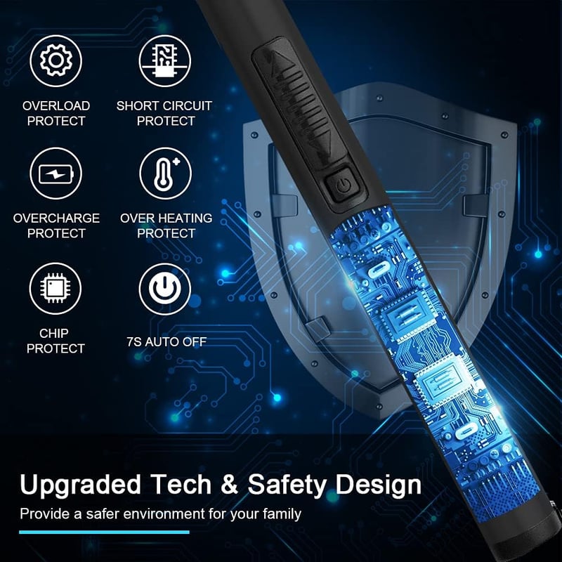 USB Rechargeable Electric Lighter with Flexible Neck