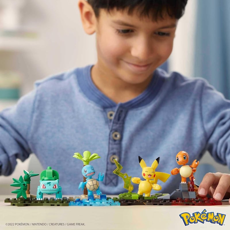Pokémon Kanto Building Set: 130 Pieces, Kids Toy