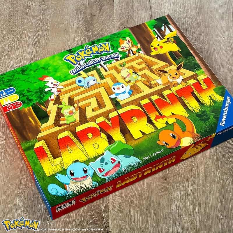 Pokemon Labyrinth Board Game for Families, Ages 7+