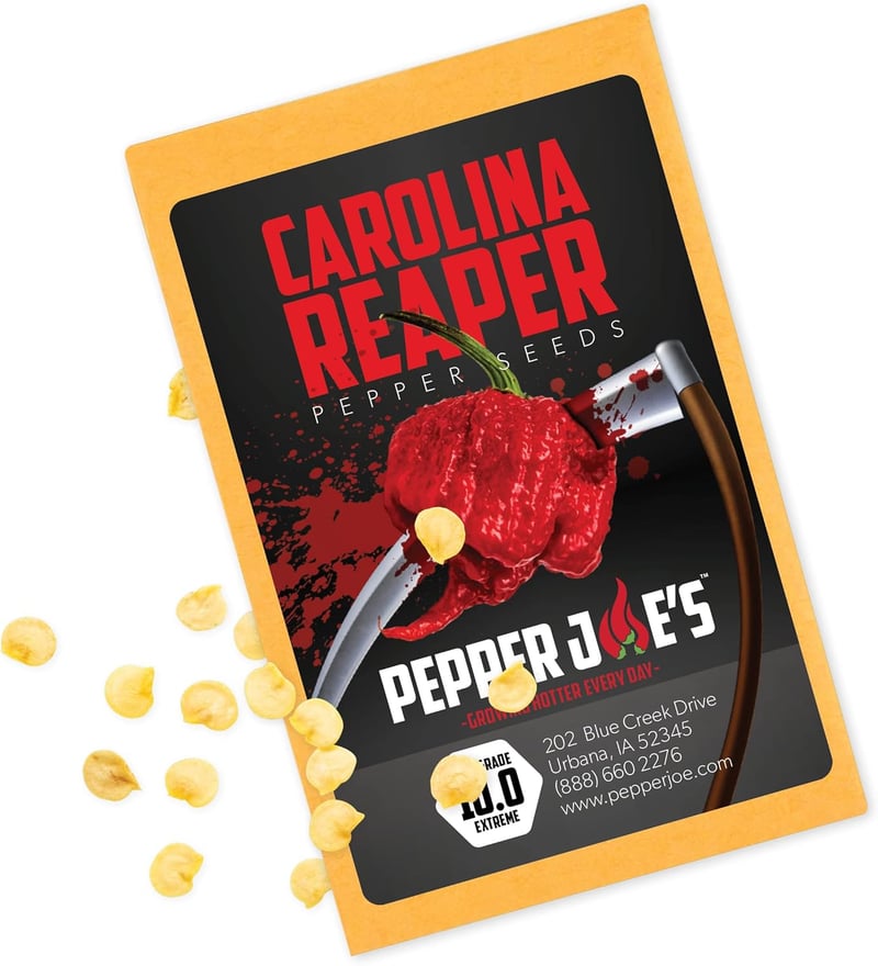 Carolina Reaper Seeds – World's Hottest Non-GMO Chili – USA Grown