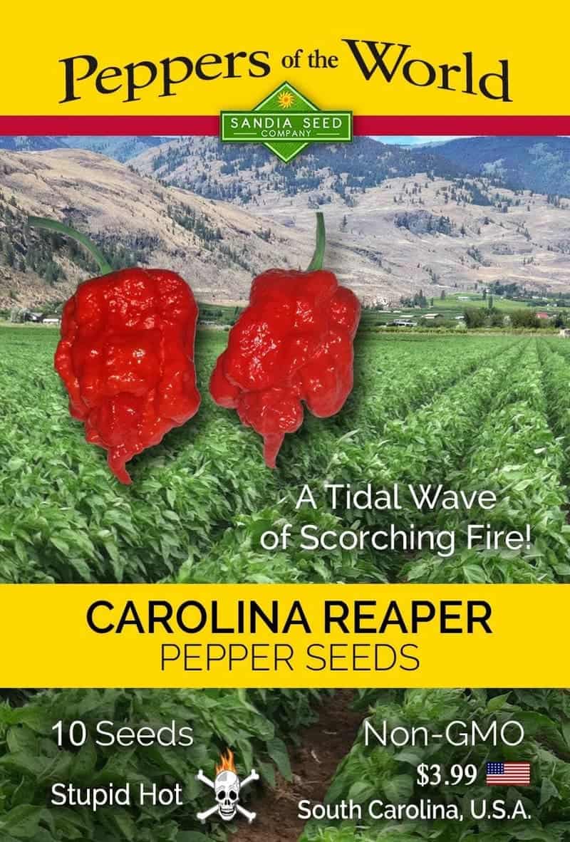 Carolina Reaper Pepper Seeds - Extra Hot Variety