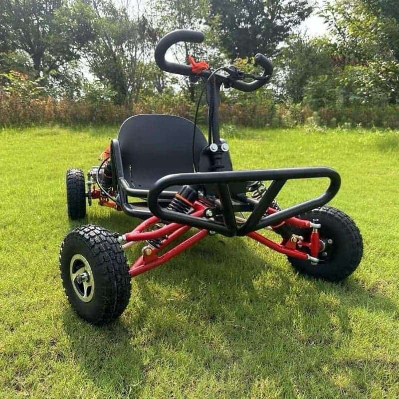 Off-Road Go-Kart with Two-Stroke Gas Engine for Outdoor Adventures