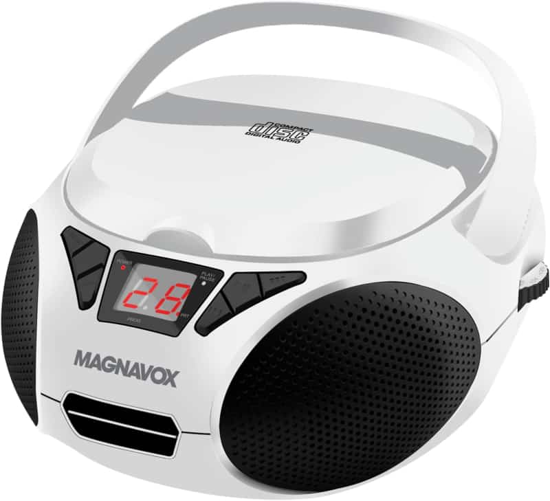 Magnavox Portable CD Boombox with AM/FM Radio & AUX
