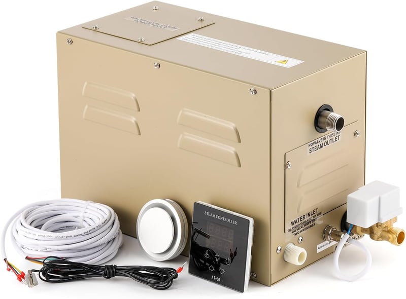 3KW Steam Shower Kit with LED, Aromatherapy & Timer