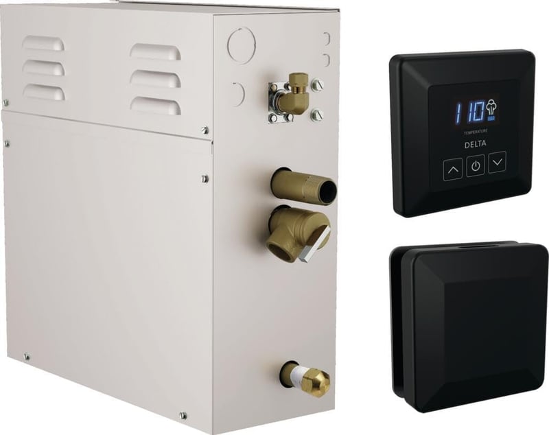 Steam System Kit, Matte Black - Includes Generator & Controls
