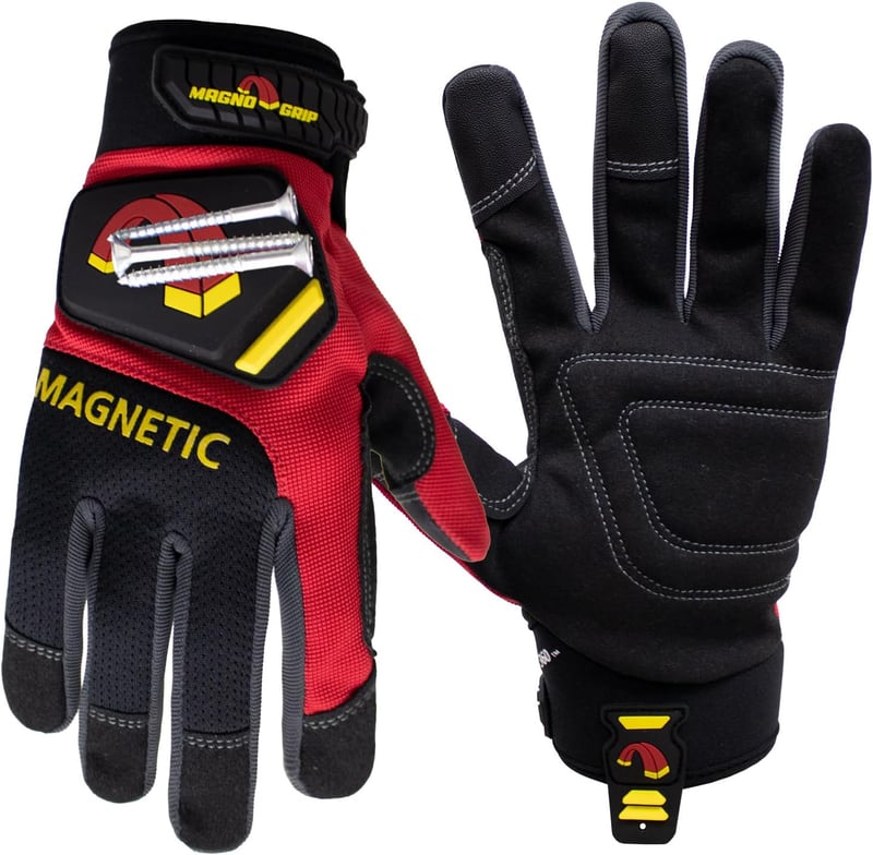 Performance Work Gloves with Magnetic Storage