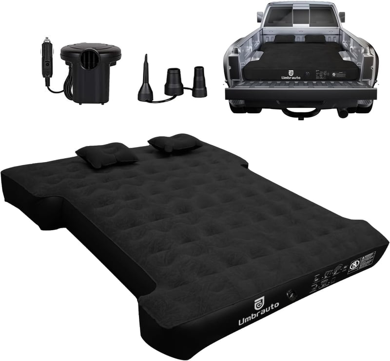 Truck Bed Air Mattress with Pump for Camping