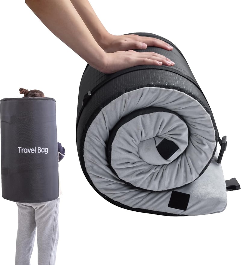 Camping Memory Foam Mattress with Travel Bag, Waterproof, 72