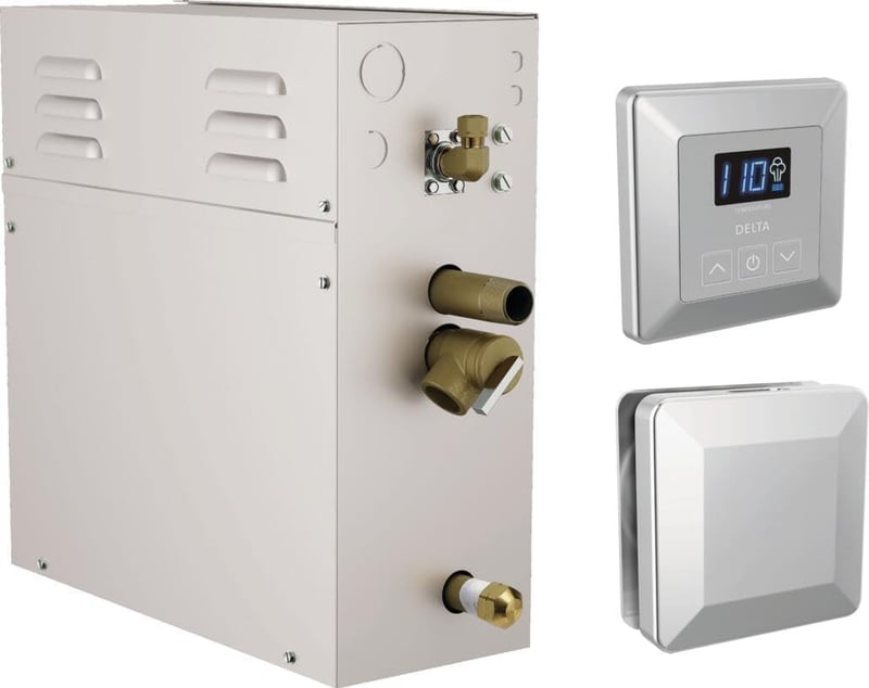 Steam System Kit with Chrome Finish