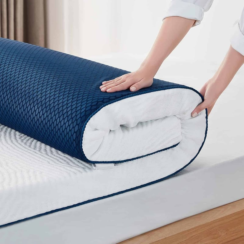 Queen Memory Foam Mattress Topper, 3