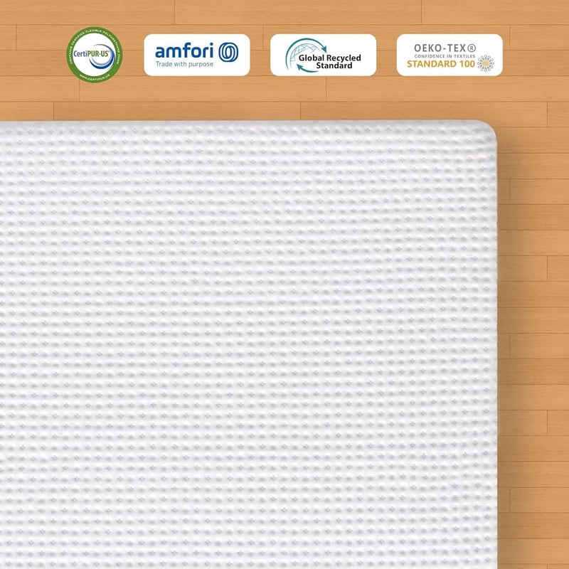 Gel Memory Foam Mattress Topper with Cooling Cover, Queen 2 Inch