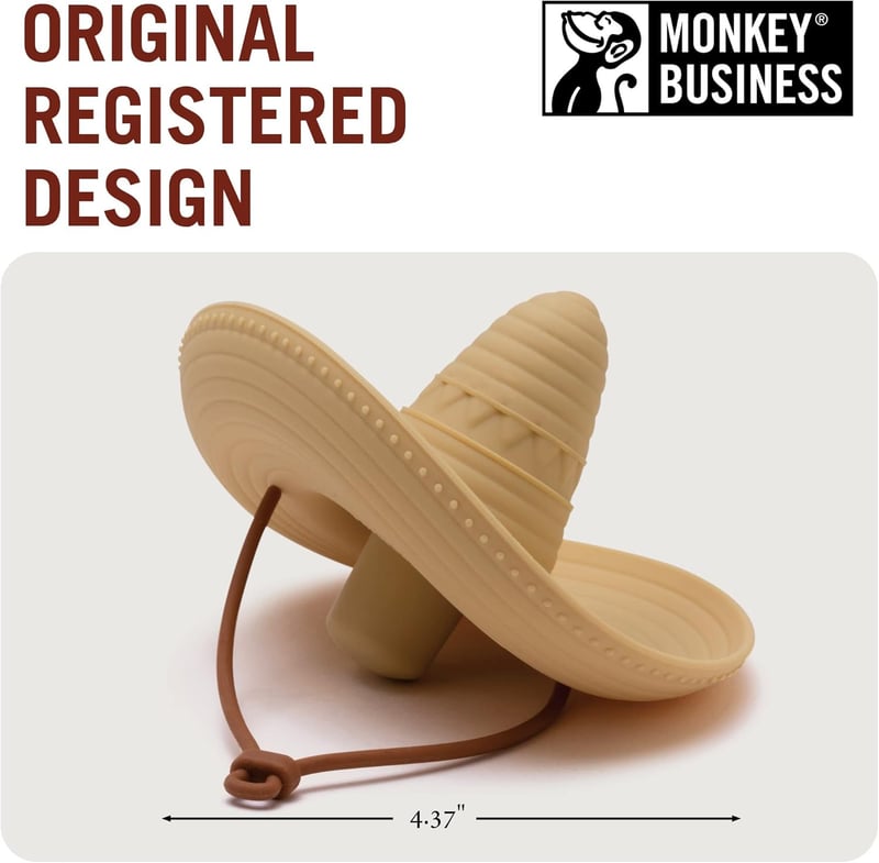 Fun Sombrero Wine Stopper - Silicone Kitchen Gadget