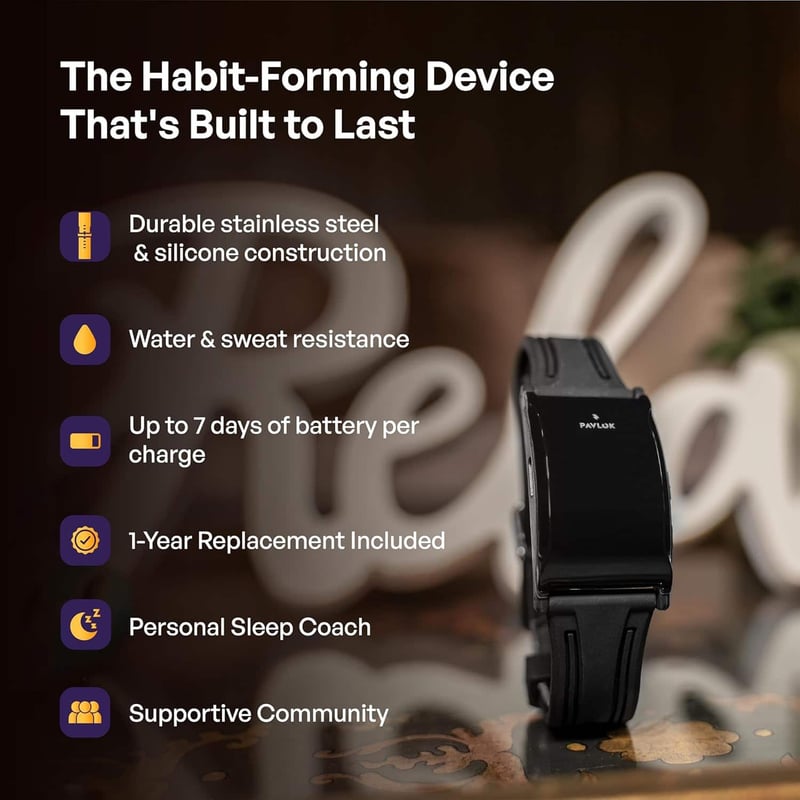 Pavlok 3 Habit-Building Smart Wristband – Sports Edition