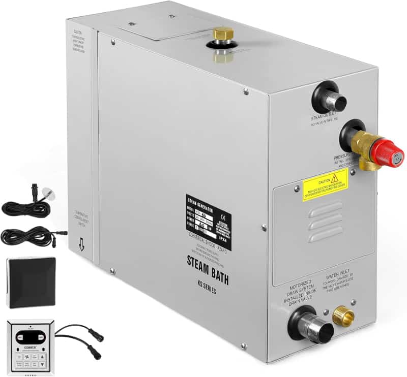 7.5KW Steam Generator for Home Spa with Auto Drainage