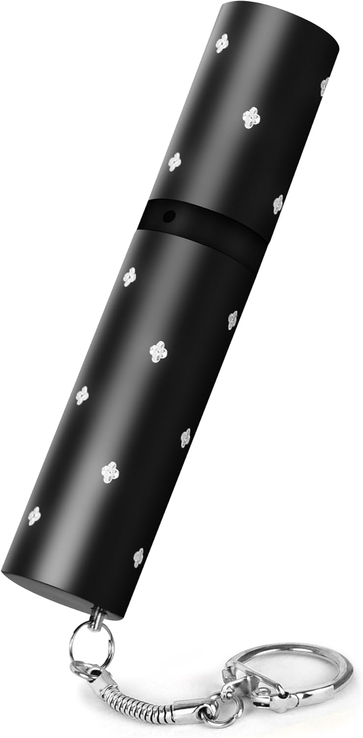Discreet Lipstick Stun Gun with Flashlight for Women