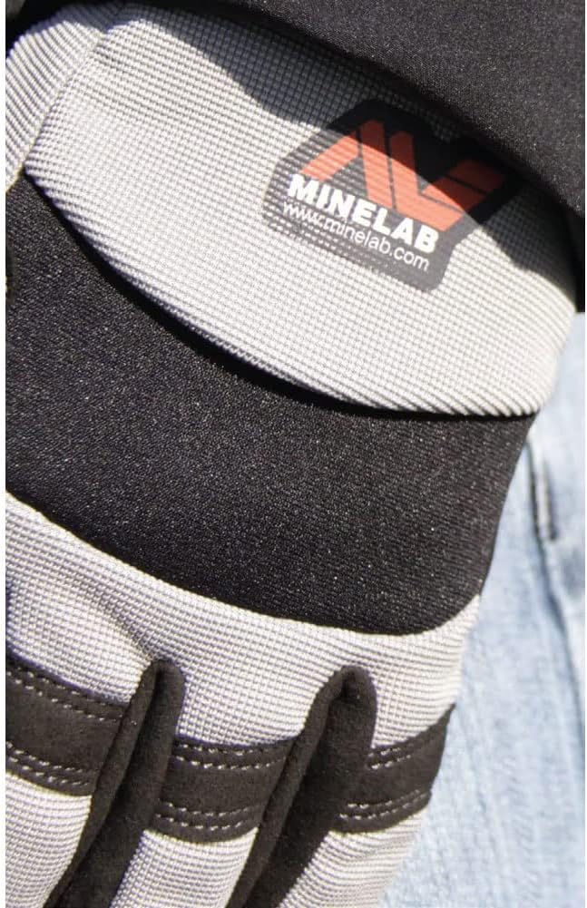 Metal Detecting Gloves, Universal Fit, Gray & Black