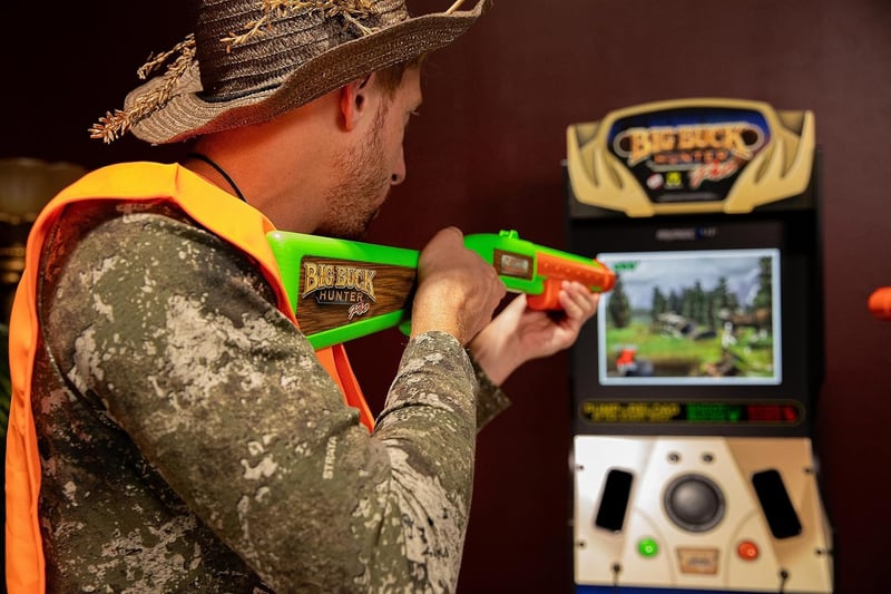 Big Buck Hunter Pro Home Arcade Machine with 4 Games, 5-Foot Cabinet