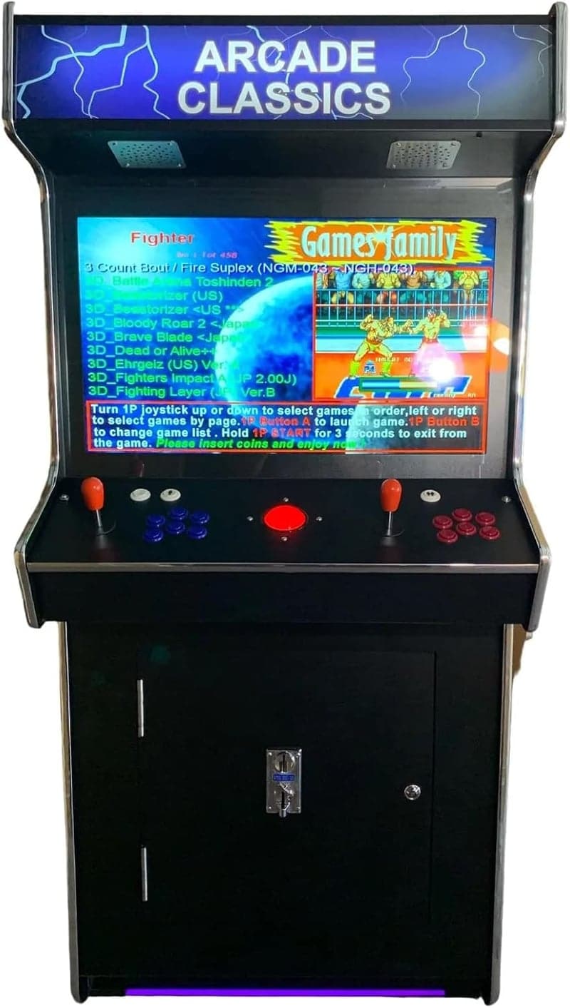 2-Player Arcade Machine, 4500 Games, 32