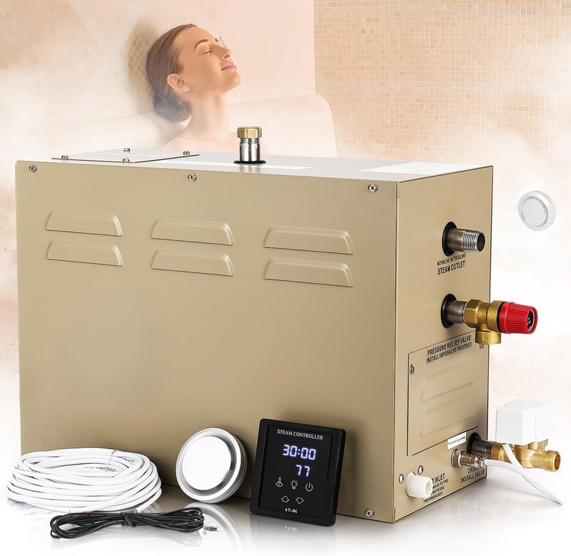 Steam Shower Generator Kit 10.5KW with LED Controller