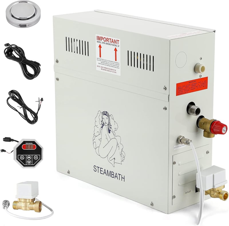 9KW Luxury Steam Shower Generator with Auto Drain