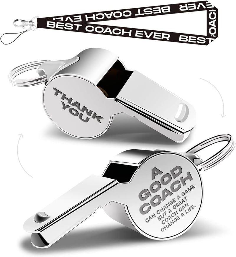 Coach Whistle with Lanyard – Gift for Coaches