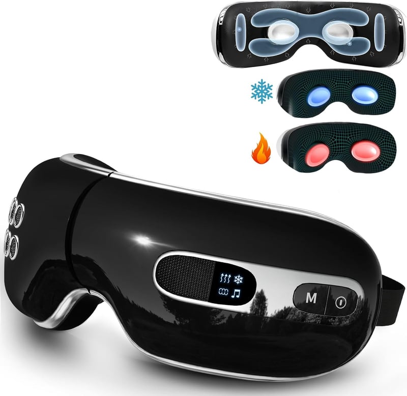 Mother's Day Heated Eye Massager with Cooling and Heat Therapy