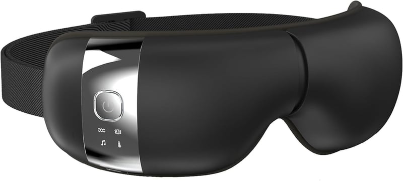 Bluetooth Heated Eye Massager for Migraine Relief and Relaxation