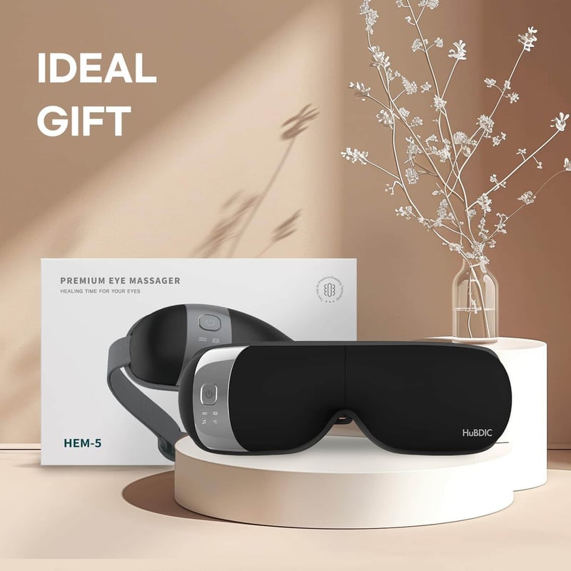 Bluetooth Heated Eye Massager for Migraine Relief and Relaxation