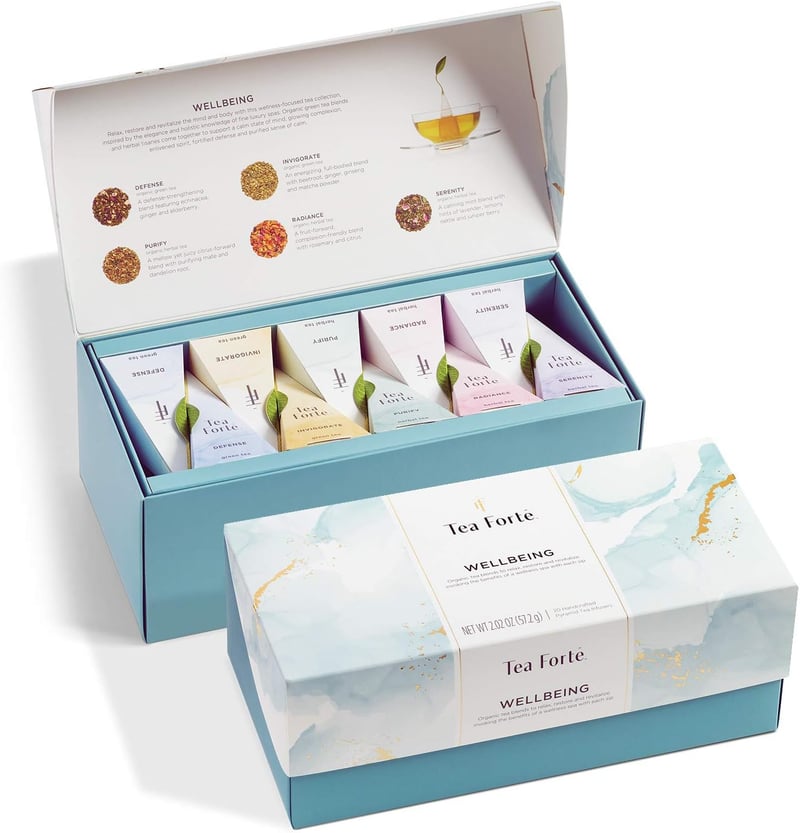 Mother's Day Tea Gift Set - 20 Pyramid Infuser Bags