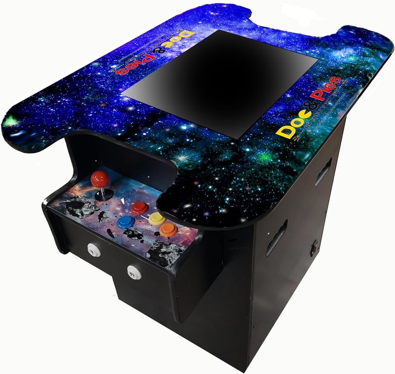 2-Player Cocktail Arcade Machine with 60 Classic Games