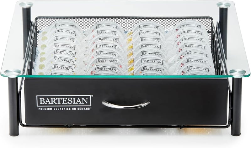 Bartesian Cocktail Capsule Holder - Home Bar Organizer