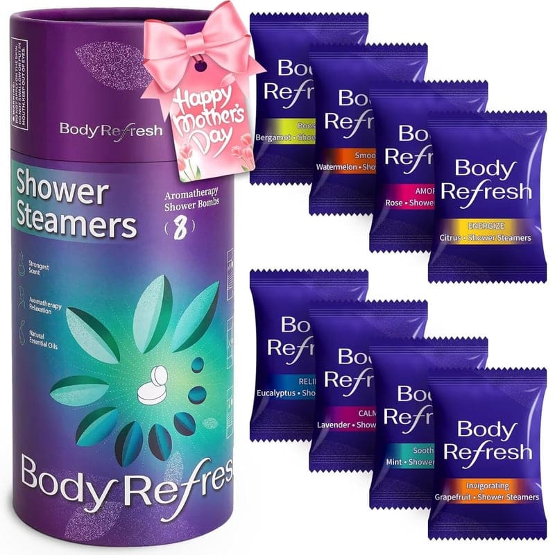 Birthday Aromatherapy Shower Steamers - 8 Pack for Women