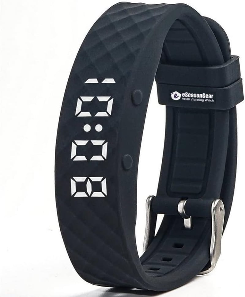 12 Alarm Vibrating Watch for ADHD Medication Reminder
