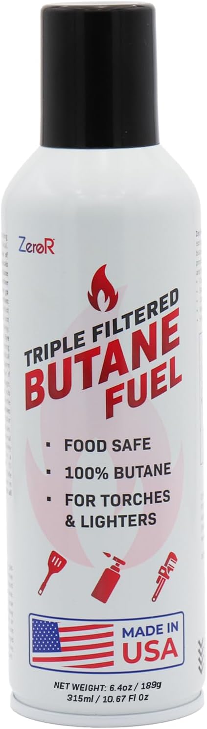 Butane Fuel Refill, 10.67 fl oz, 2-Pack, Made in USA