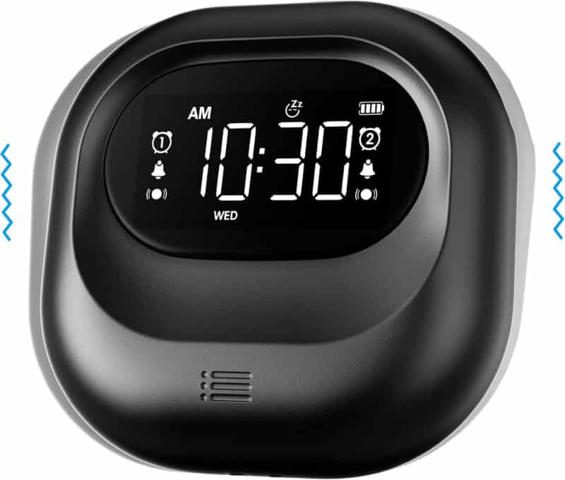 Vibrating Alarm Clock for Heavy Sleepers