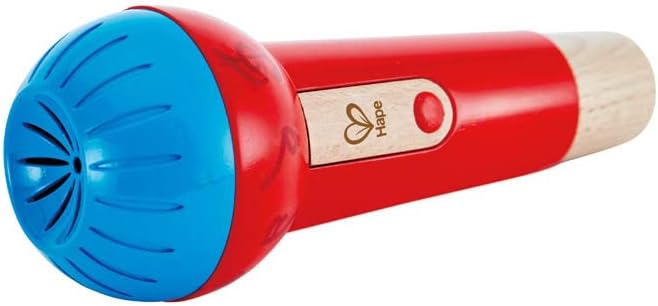 Battery-Free Echo Microphone Toy for Kids 1+, Red