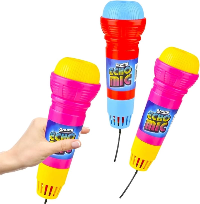 Kids' Echo Microphones, Party Favor Toys, 9.5