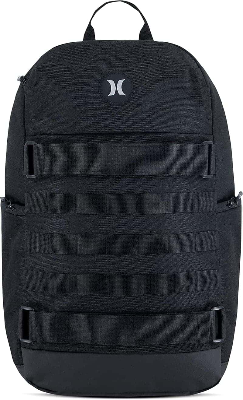 Men's Skateboard Backpack, Black, One Size