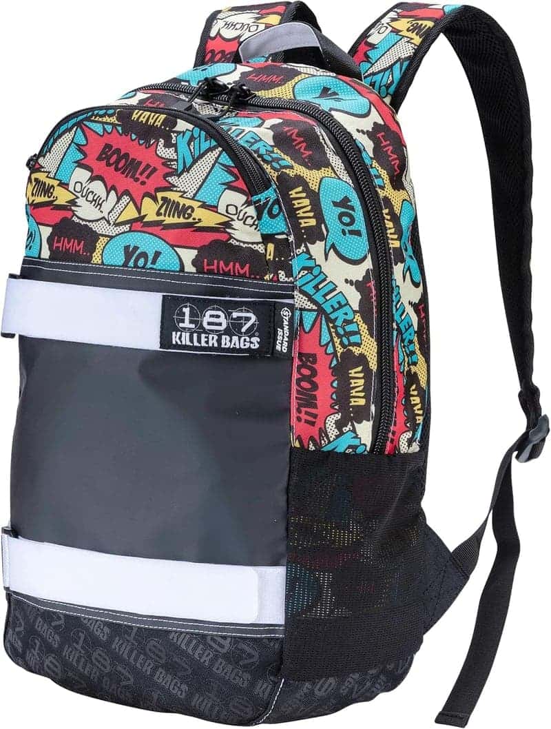 Skate Backpack with Straps – 187 Killer Pads Standard Issue