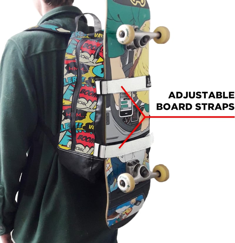 Skate Backpack with Straps – 187 Killer Pads Standard Issue