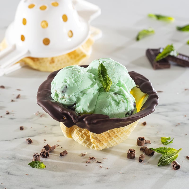 Mother's Day Waffle Cone Maker with Roller & Bowl Press