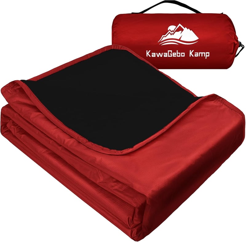 Waterproof Fleece Outdoor Blanket for Camping & Sports, 80