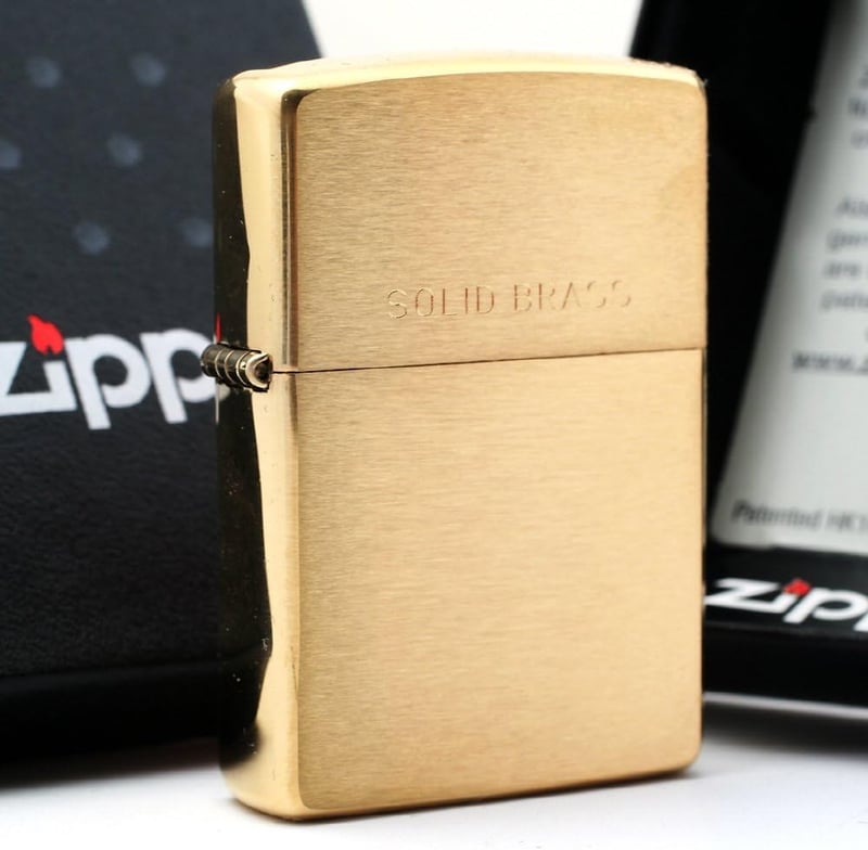 Groomsmen Personalized Brass Zippo Lighter