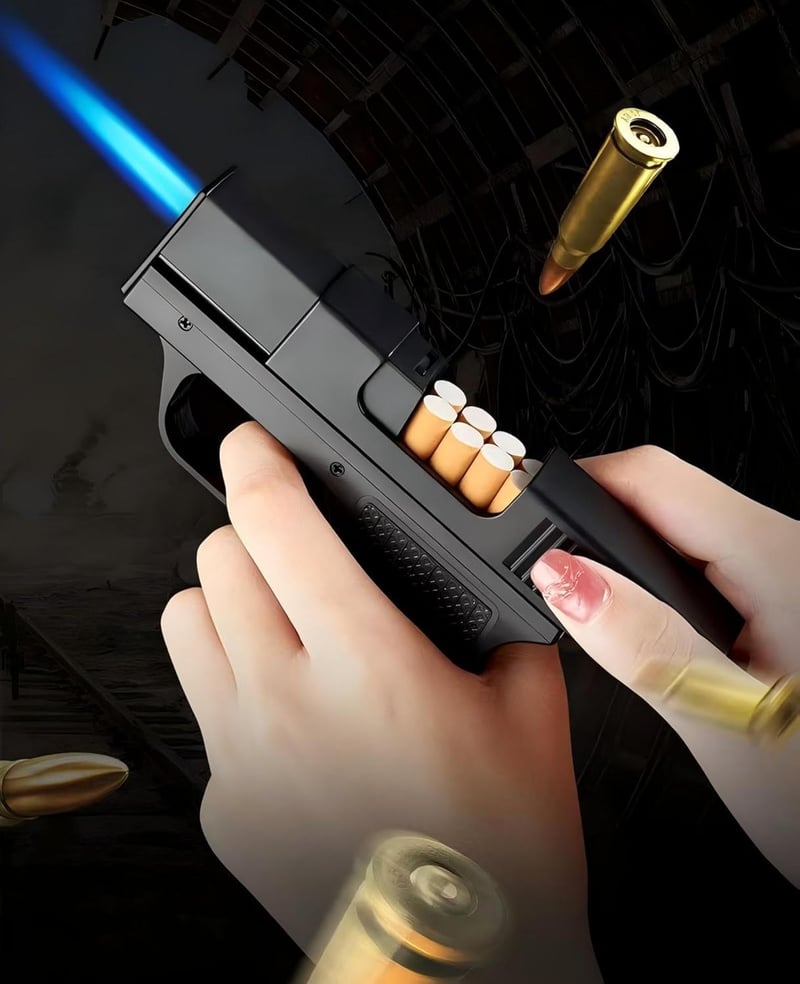 Father's Day Smoking Kit - Luxury Torch Lighter & Case
