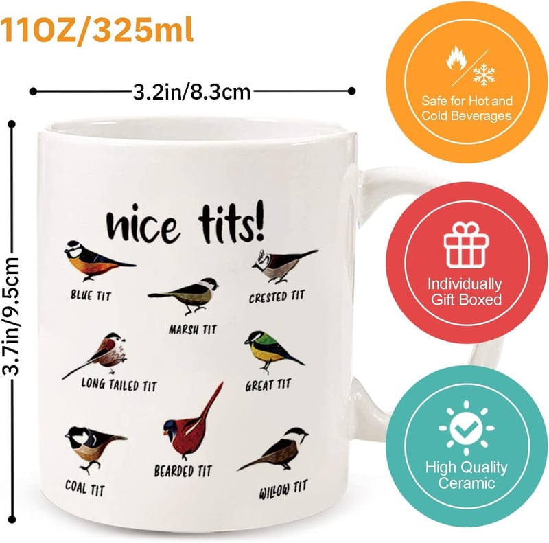 Bird Lover's Funny Mug - 11 Oz
