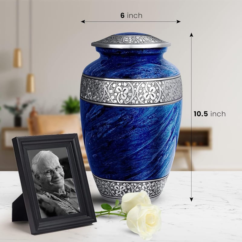 Large Adult Cremation Urn for Memorial and Funeral