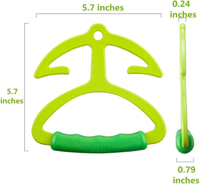 Grocery Bag Handle Carrier with Soft Grip, 80lbs Capacity, 2 Pack